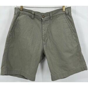 Mens Cargo Shorts Pre-Washed Size 32 Khaki Pockets Lightweight‎ Casual Wear